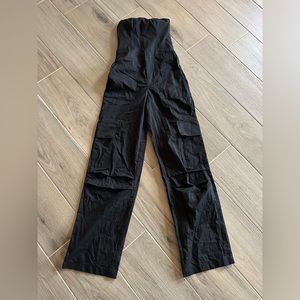 Cargo strapless jumpsuit